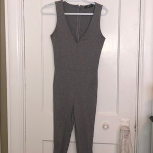 Gray jumpsuit